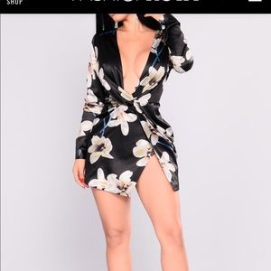 FASHION NOVA Sugar Sweet satin dress RUNS SMALL